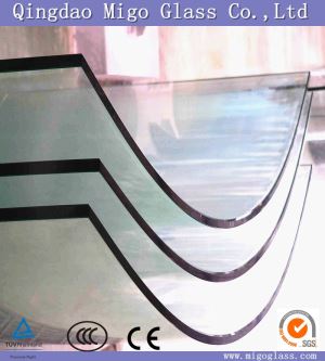 กระจกโค้งสําหรับอาคารสํานักงานและบันได