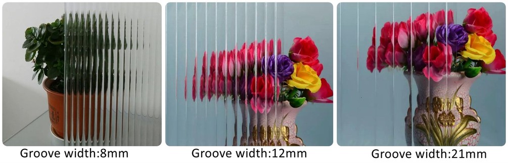 comparison between fluted glass comparison between fluted glass