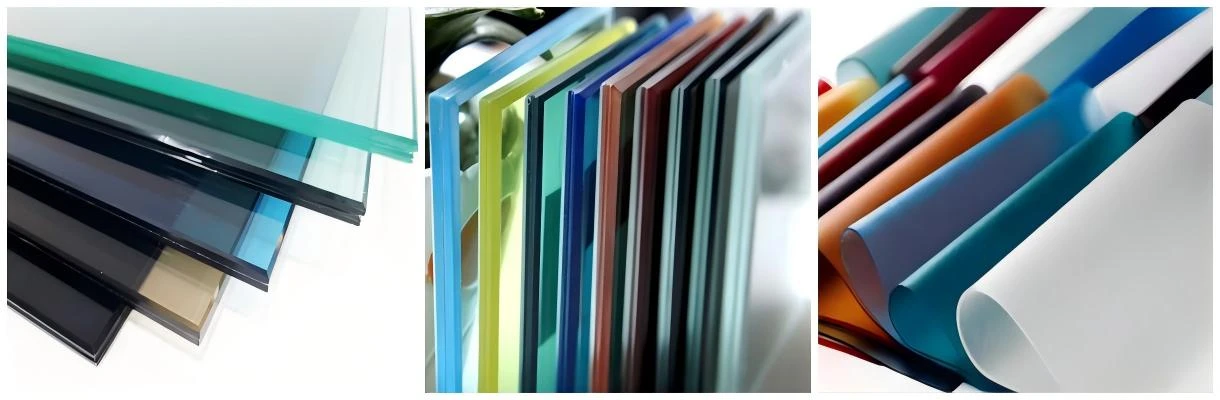 Tinted laminated glass for building Tinted laminated glass for building