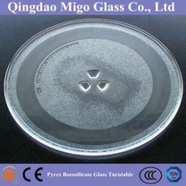 Pyrex Borosilicate เตาอบไมโครเวฟ GlassTurntable แผ่น
