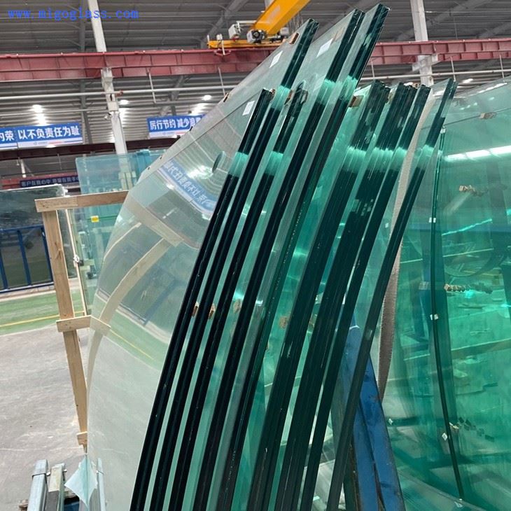 Big Size Curved Glass Railing